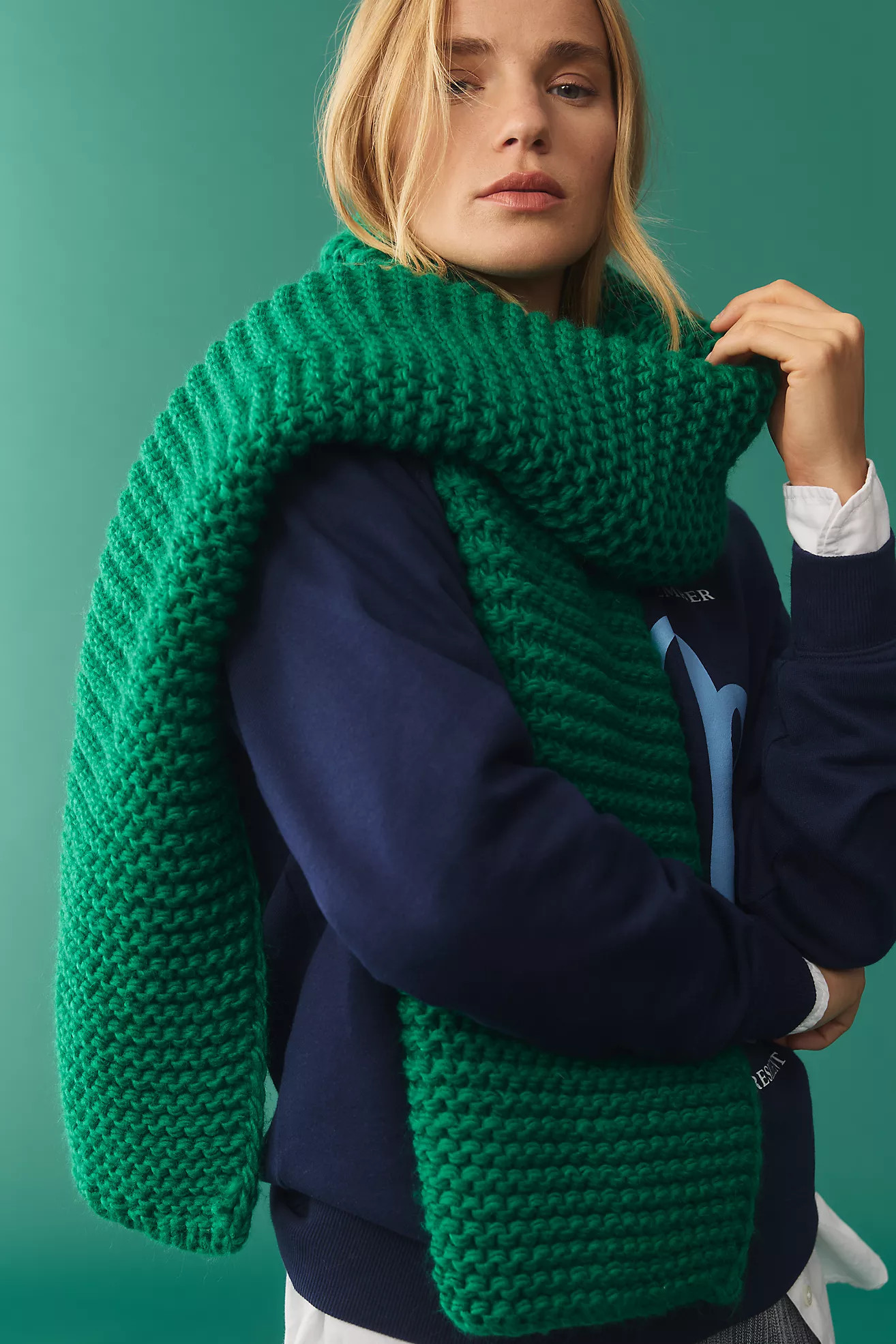 By Anthropologie Waffle-Stitch Scarf | Anthropologie (US)