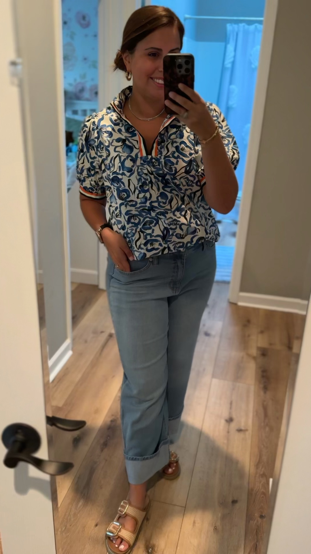 Love love love this Avara top  and these jeans are on major sale  @avara @belk 

#LTKMidsize #LTKStyleTip #LTKFindsUnder100