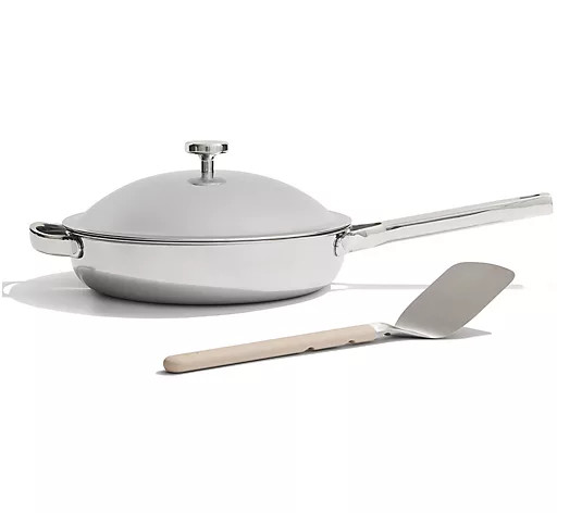 Our Place Titanium 10.5" Always Pan Pro w/ NoCo Nonstick - QVC.com | QVC