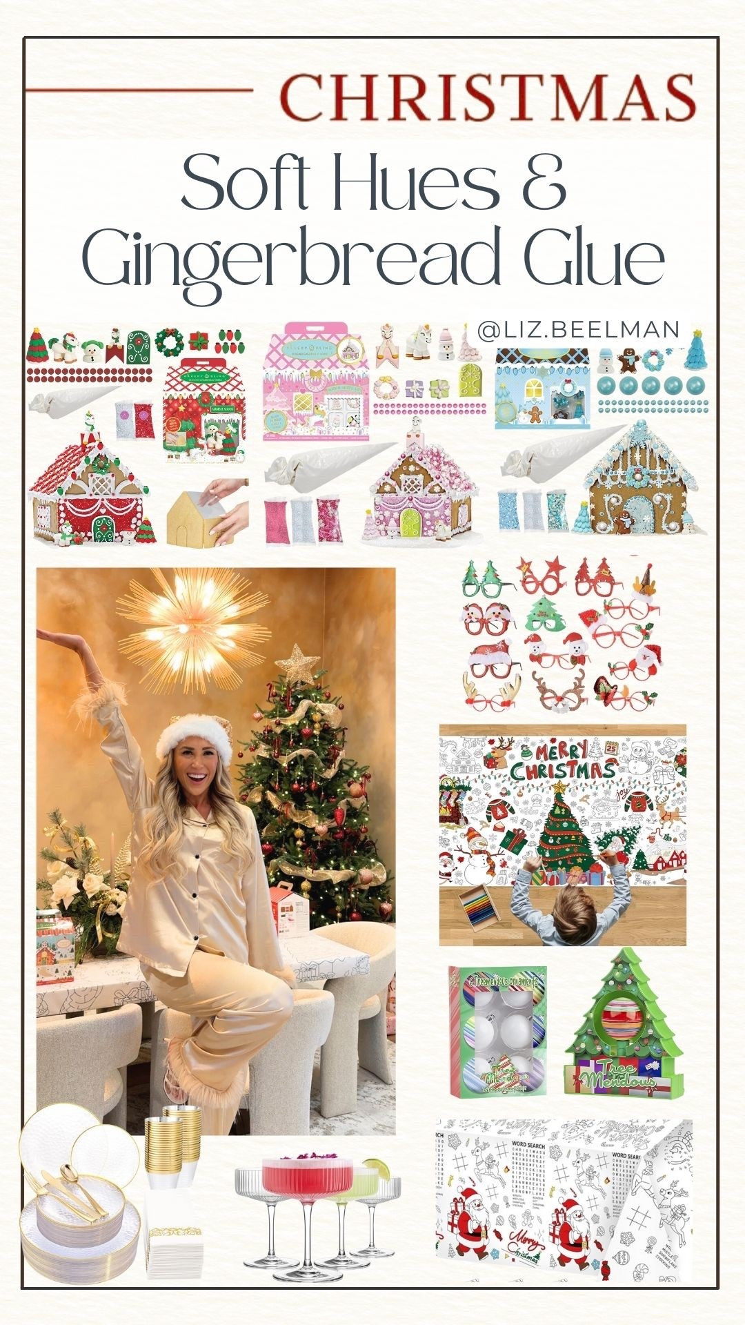 CHRISTMAS PARTY: Soft Hues & Gingerbread Glue 