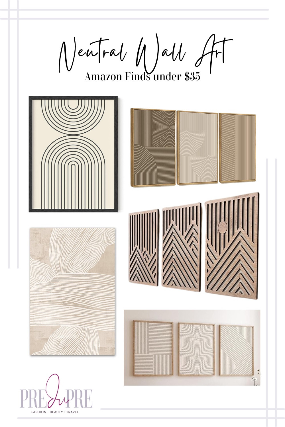 Make your walls pop with these neutral art prints—all under $35 on Amazon 🎨 Minimalist, modern, and SO chic. Instant room upgrade? Yes, please.
#NeutralDecor #WallArtFinds #AmazonHome #LTKHomeDecor #Under35Finds #PredupreDecor

#LTKStyleTip #LTKHome #LTKFindsUnder50
