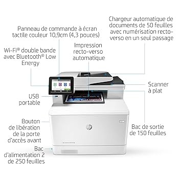 HP Color LaserJet Pro Multifunction M479fdw Wireless Laser Printer with One-Year, Next-Business D... | Amazon (US)