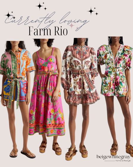 Absolutely loving Farm dresses for summer!! The vibrant colors and patterns are gorgeous. Summer dress, wedding guest dress, resort wear. Mariana / beigewhitegray

#LTKOver40 #LTKSeasonal