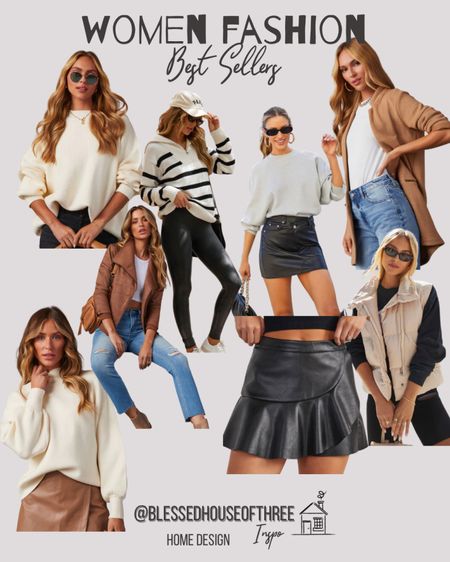 Love these best sellers and they are on sale  

#blackskirt #sweater #puffervest #jacket #pocketedcoat #fauxleathercoat #fallfashion #falloutfit

#LTKSeasonal #LTKstyletip
