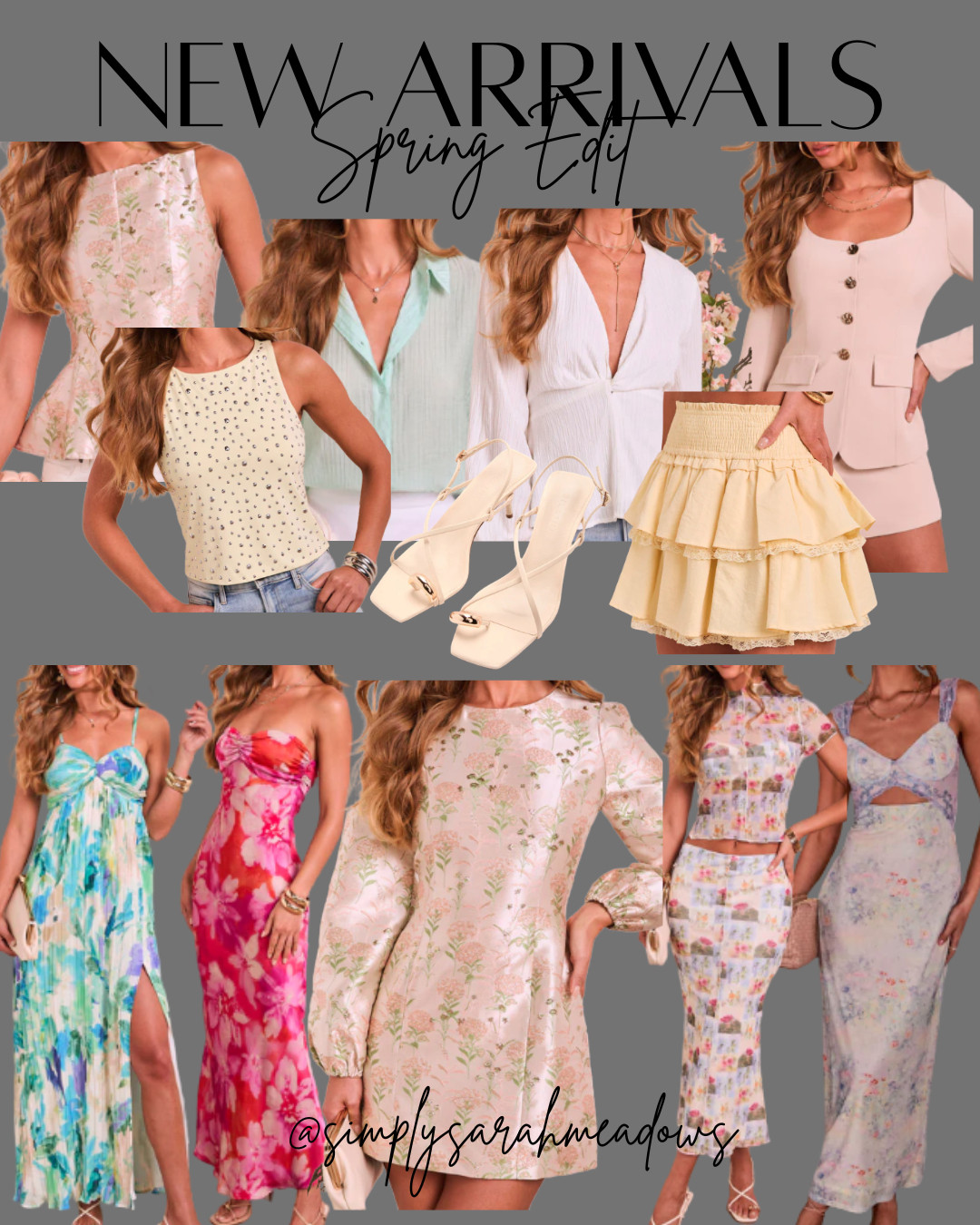 Fresh spring styles just dropped and I'm in love. Think soft florals, dreamy pastels, flirty minis, and the prettiest flowy maxis for every occasion. From brunch dates to spring weddings, these pieces are giving effortless, feminine, and chic vibes. Which look is your fave? Use code FEB35 for 35% off. #LTKSpring #LTKStyle #LTKFinds #SpringFashion #NewArrvials #FloralForSpring #PastelVibes #BrunchOutfit #WeddingGuestDress #ChicStyle #TrendingNow #MomStyle #EasterOutfit 

 #LTKSpringSale #LTKOver40 #LTKSaleAlert