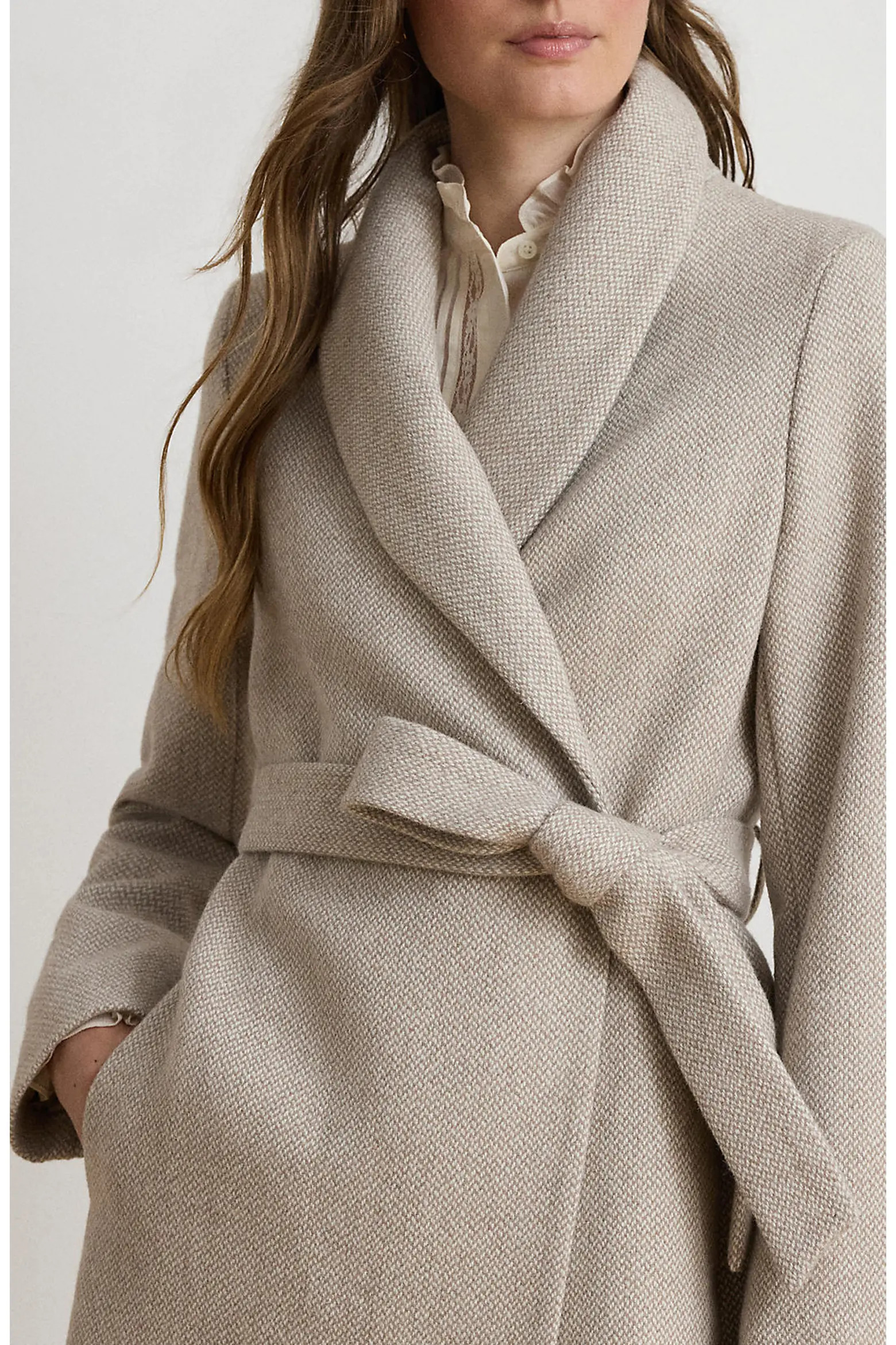 Plaid Wool Wrap Coat (Women) | Nordstrom | Nordstrom