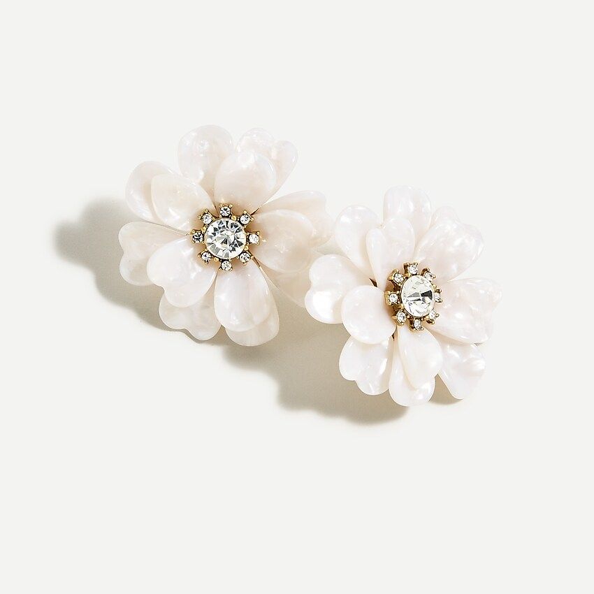 Full bloom flower earrings | J.Crew US