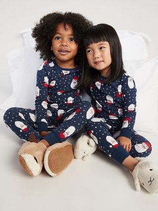 Unisex Matching Santa Claus Snug-Fit Pajama Set for Toddler | Old Navy (US)