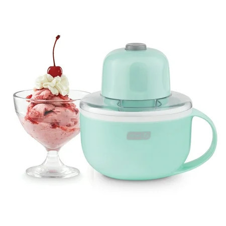 Dash My Mug Ice Cream Maker, for Ice Cream, Gelato, Sorbet, Frozen Yogurt, and Custom Mix-Ins, Aqua | Walmart (US)