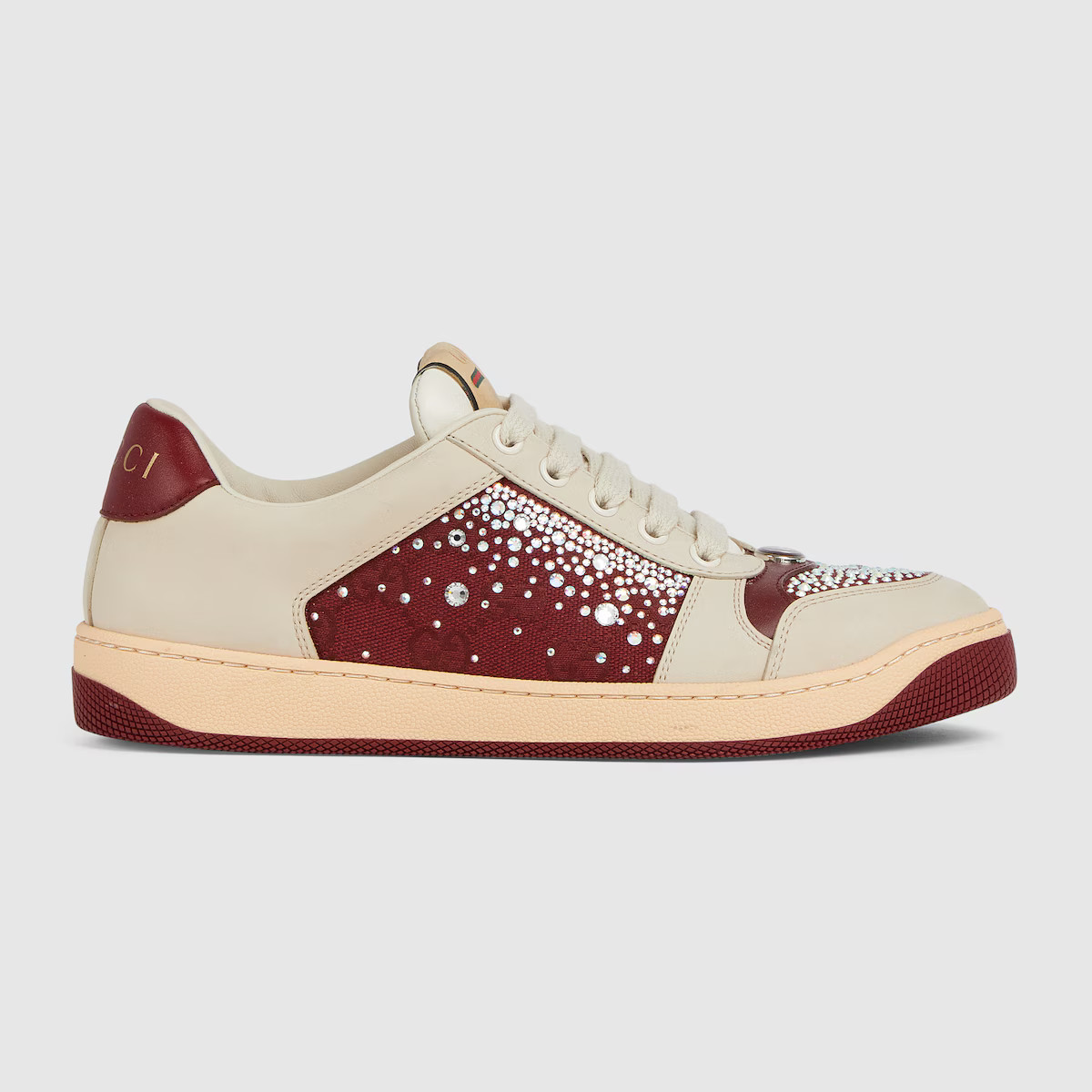 Gucci - Women's GG crystal Screener sneaker | Gucci (US)