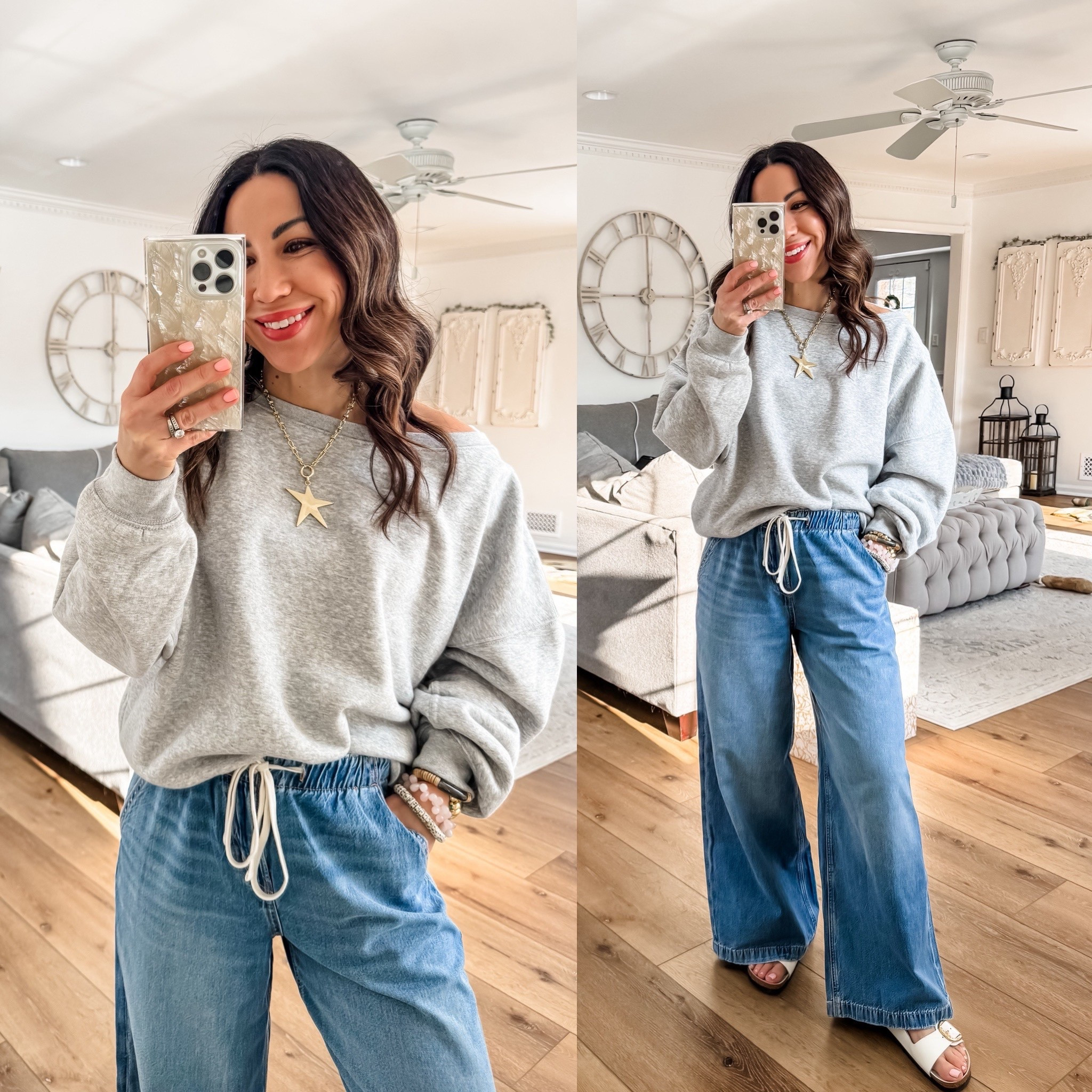 @American Eagle Outfitters  @#AEPartner #AEJeans


Baggy jeans 0 regular. Wide leg jeans 0 short. Straight leg jeans 0 short. Drawstring jeans small short (need Xs short). White tank top small. Blue Henley sweatshirt small. White hoodie small. Gray sweatshirt small (need Xs). 

American Eagle jeans. Wide leg jeans. Baggy jeans. Low rise jeans. Low rise denim.



#LTKOver40 #LTKSaleAlert #LTKPetite

#LTKPetite #LTKSaleAlert #LTKOver40