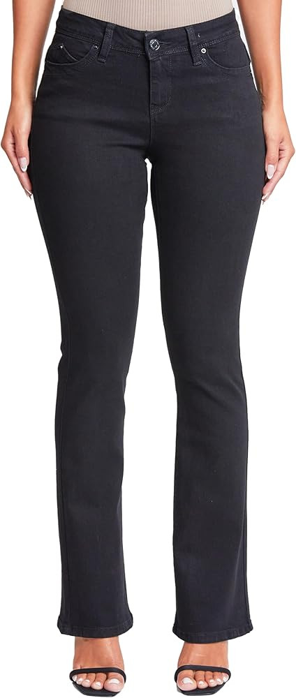 YMI Women's Wannabettabutt Bootcut Jeans | Amazon (US)