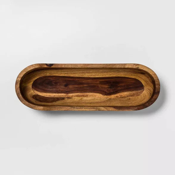 67.6oz Sheesham Wood Serving Bowl - Threshold™ | Target