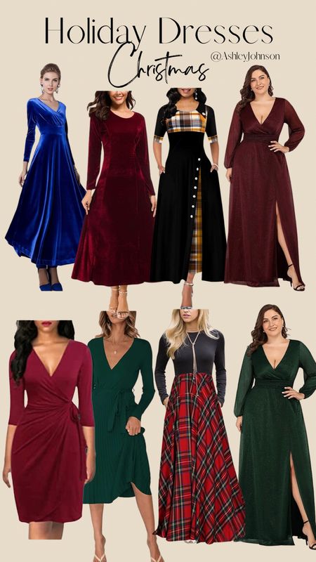 Here are some of my favorite holiday dresses! These would be perfect for any holiday party or for your Christmas cards or holiday pictures. #holidayoutfit #holidaypartyoutfit #christmasoutfit #giftsforher #holidaygiftguide #thankgivingoutfit

#LTKHoliday #LTKGiftGuide #LTKparties