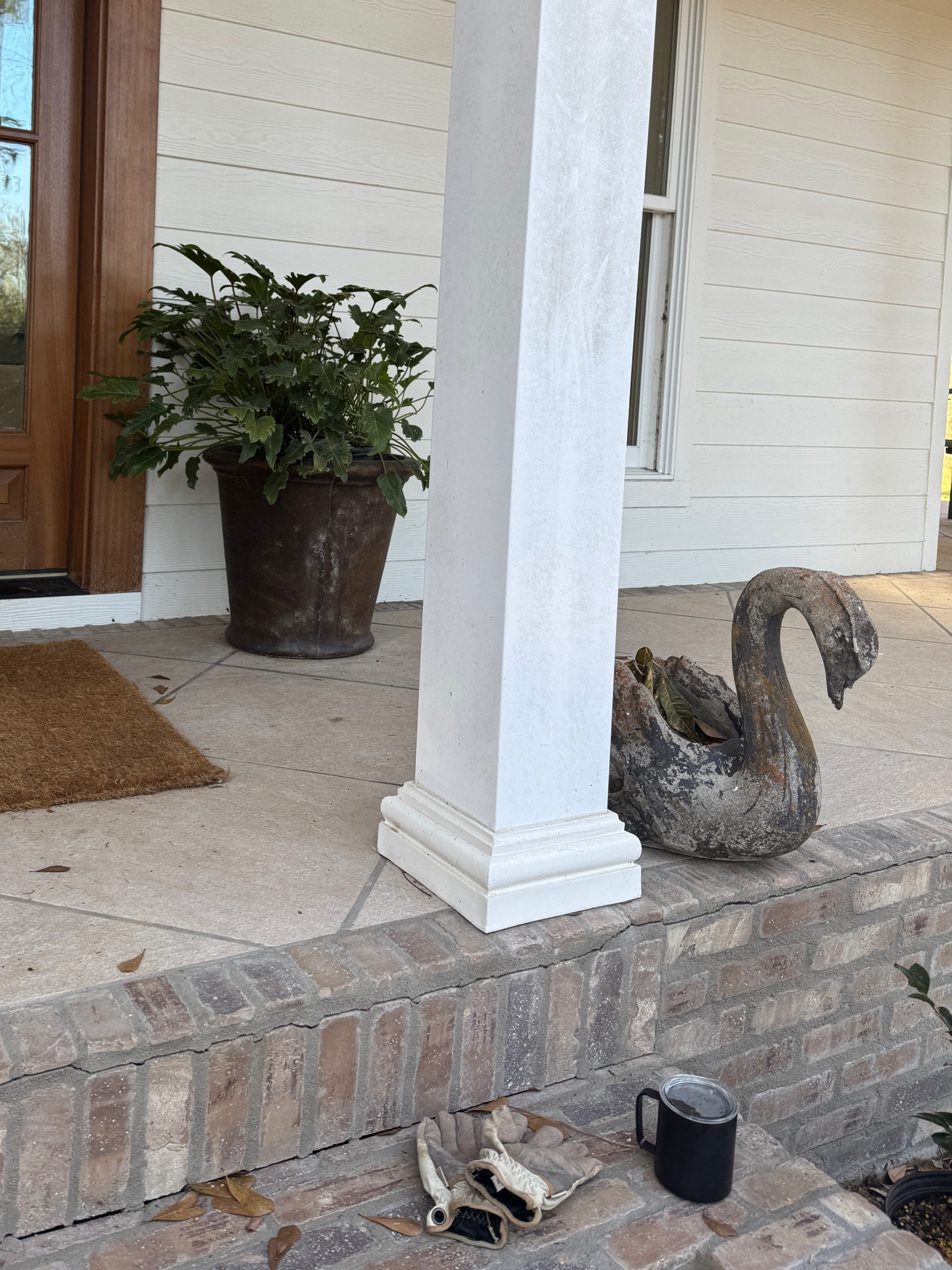 Found my swan planters at an estate sale, but linking similar ones you can buy online!