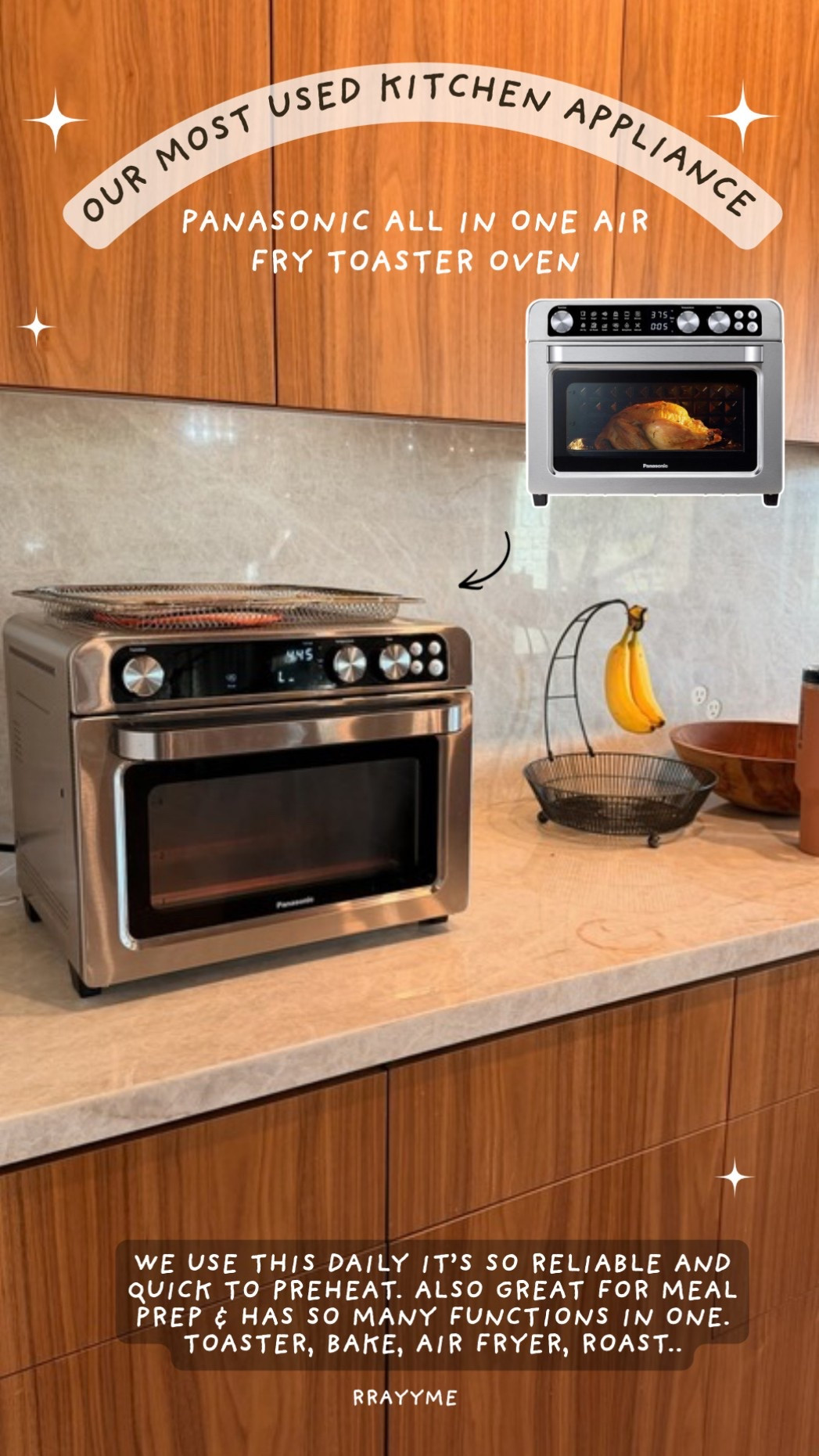 Our most used kitchen appliance is this Panasonic all in one air fryer/toaster oven! It has lasted us years.

#LTKgrwm #LTKSaleAlert
