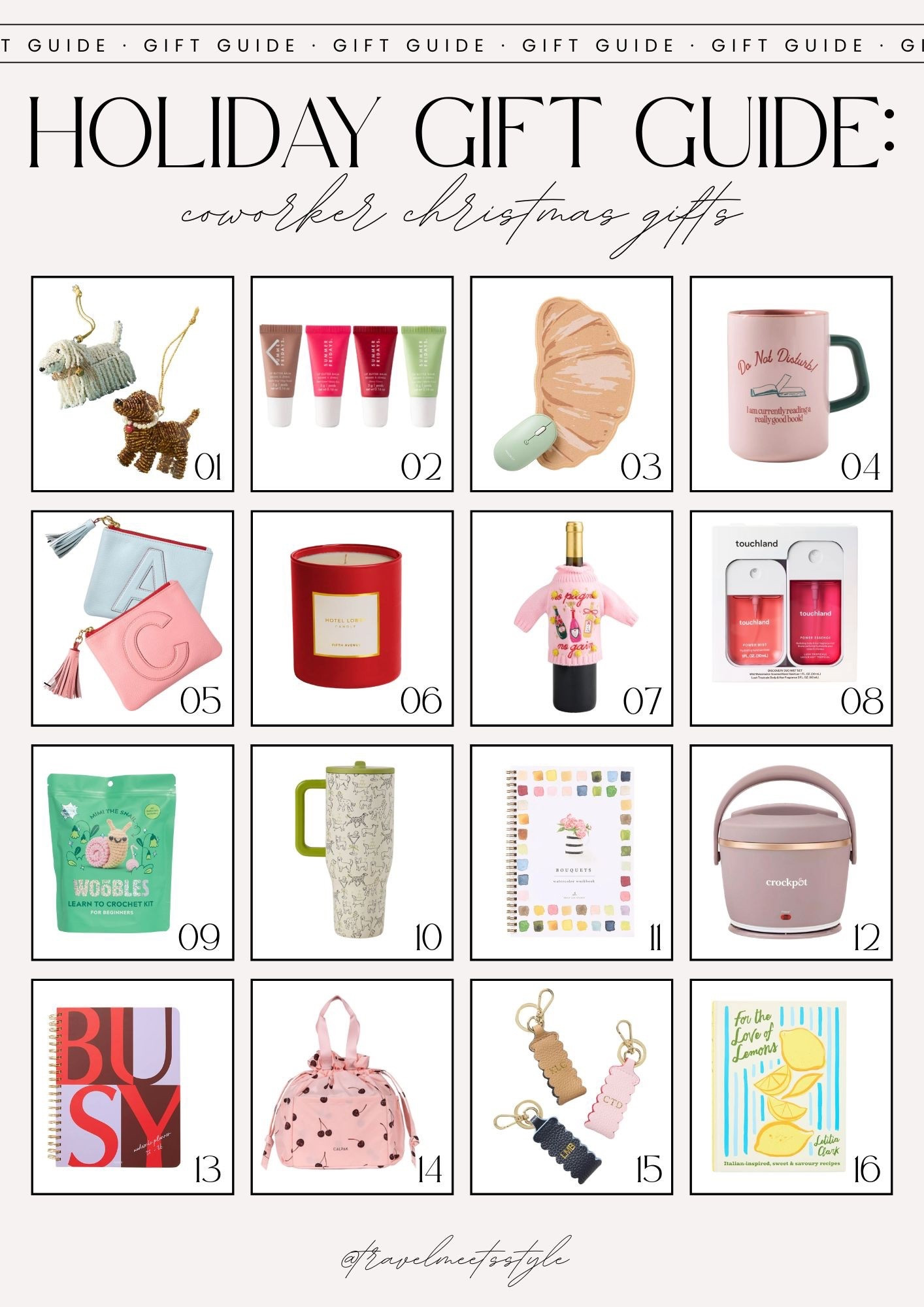 Coworker Christmas gifts 💻



Gift guide for her, women’s Christmas gifts, coworker gift ideas, Christmas gifts for her, beauty gifts, funny gifts

#LTKHoliday #LTKGiftGuide #LTKWorkwear