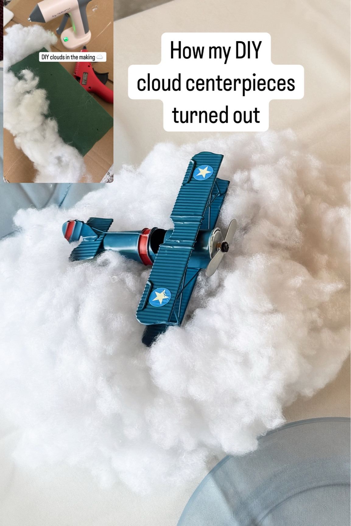 DIY cloud centerpieces
Table centerpiece baby boy girl birthday baby shower cloud theme space world adventure airplane travel hot air balloon first birthday 

#LTKKids #LTKBaby #LTKParties