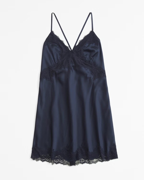 Lace and Satin Nightie | Abercrombie & Fitch (US)