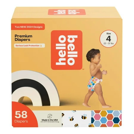 Hello Bello Premium Baby Diapers, Infant Size 4, 58 Count (Select for More Options) | Walmart (US)