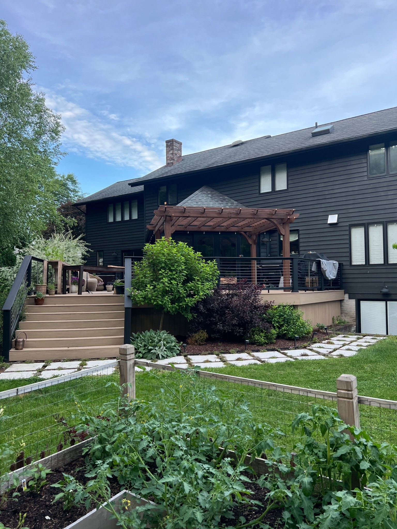 We finally added a pergola to our back deck! We got the 12x14 size and it came in 3 giant boxes. It was raw cedar and I stained it using a semi transparent deck stain from Valspar in the color acorn top.

Can’t wait to create the Al fresco dining space of my dreams! 

#LTKSummerEdit #LTKHome #LTKSeasonal