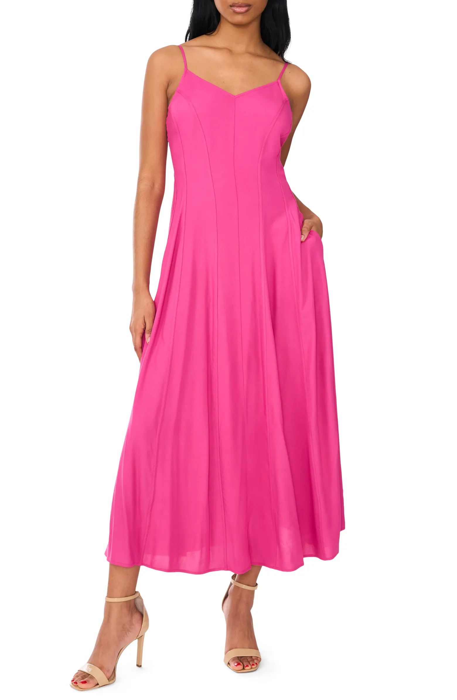 Halogen® Princess Seam Midi Dress | Nordstrom | Nordstrom