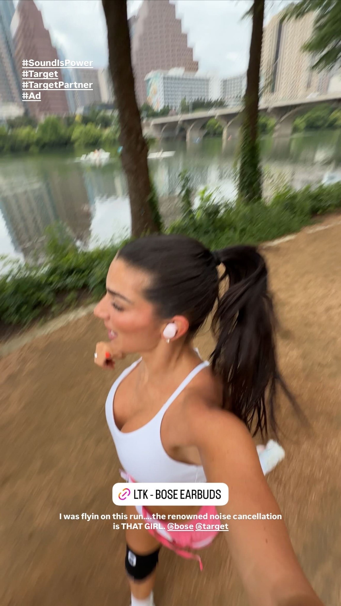 #SoundIsPower
#Target
#TargetPartner
#Ad I was flyin on this run….the renowned noise cancellation is THAT GIRL. @bose @target

@shopltk #liketkit & #liketk.it/xx 

