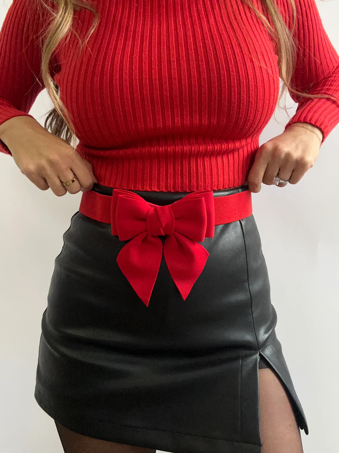 Merry & Bright Bow Belt | Willow Boutique