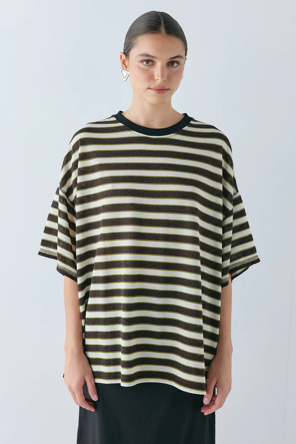 Willow Tee Forest Stripe | VRG Grl