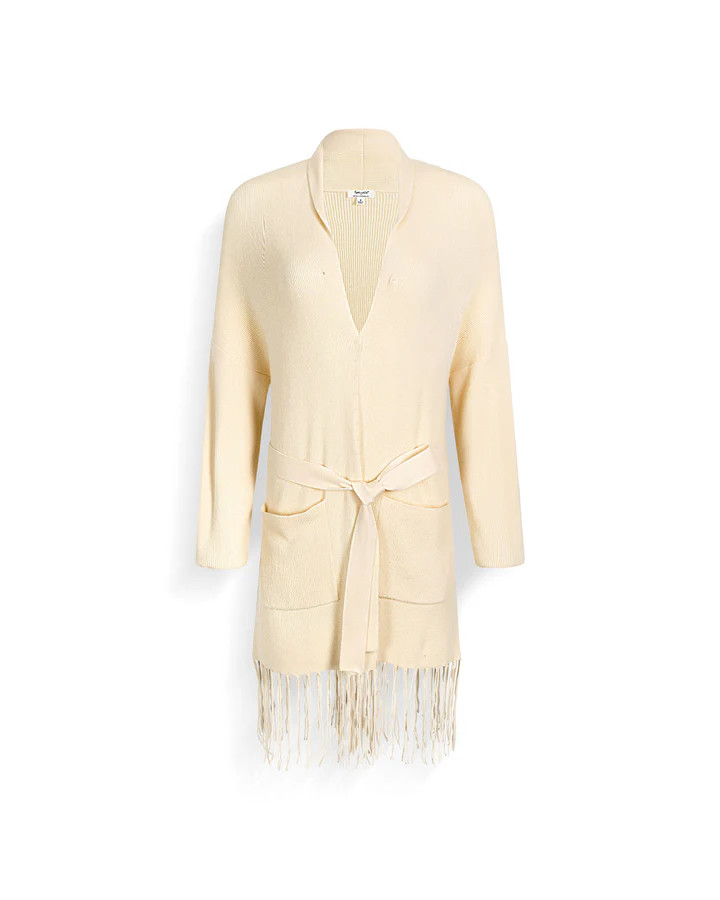 Splendid x @Cellajaneblog Fringe Open Cardi | Splendid