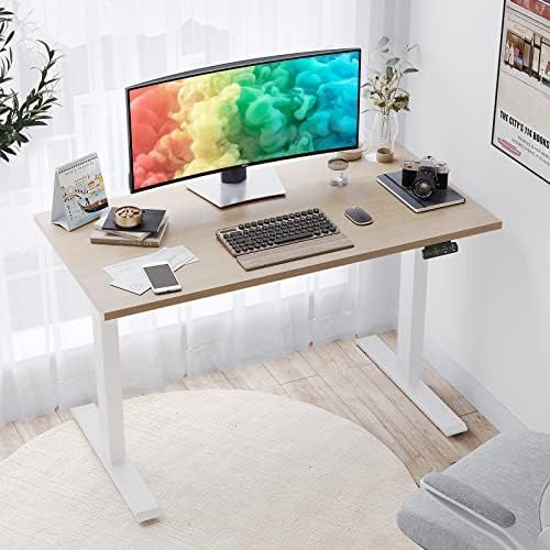 Sunon Smart Advanced Standing Desk, Dual Motor Electric Adjustable Height Desk for Home Office, Sit  | Amazon (US)