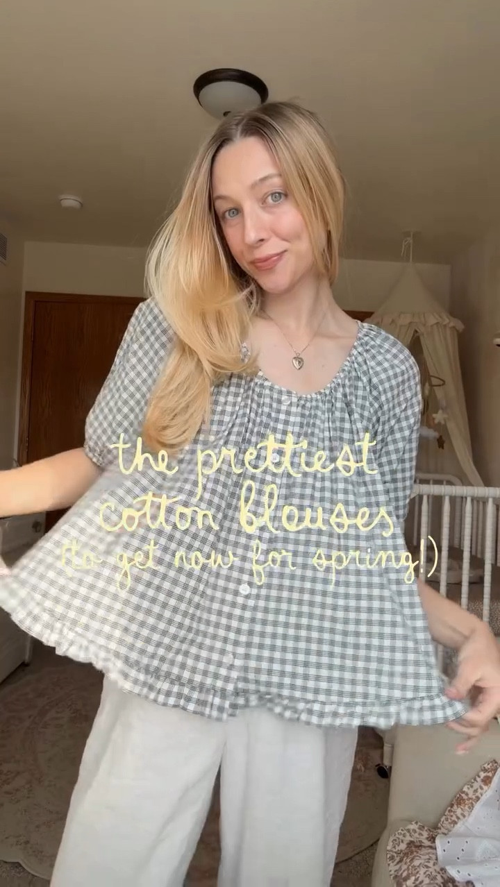 okay, every spring collection so far is 😍😍😍

here are some of my favorite feminine, Pinterest-style blouses I’m already styling under cardigans & can’t waitttt to wear with pretty skirts and shorts in the spring! 🌷🧺

the last 3 are my top picks! the collars / lace / frills are just 🤌🏼🤌🏼🤌🏼

—

#pinterestgirl #pintereststyle #femininestyle #naturalfibers #styleideas mamahood momfluencer motherhoodintheraw momstyle mamastyle Pinterest style neutral style vintage style feminine style dresses style inspo cozy creator style creator budget finds fashion on a budget budget style ootd outfitdujour French girl style doen dupe christy dawn anthropologie winter outfit fit inspo  mom outfits Pinterest girl Spring style transition skirts blouse