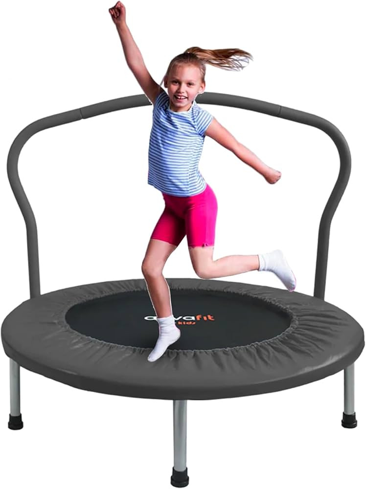 Ativafit 36'' Trampoline for Kids Foldable Mini Toddler Trampoline with Comfortable Foam Handle P... | Amazon (US)