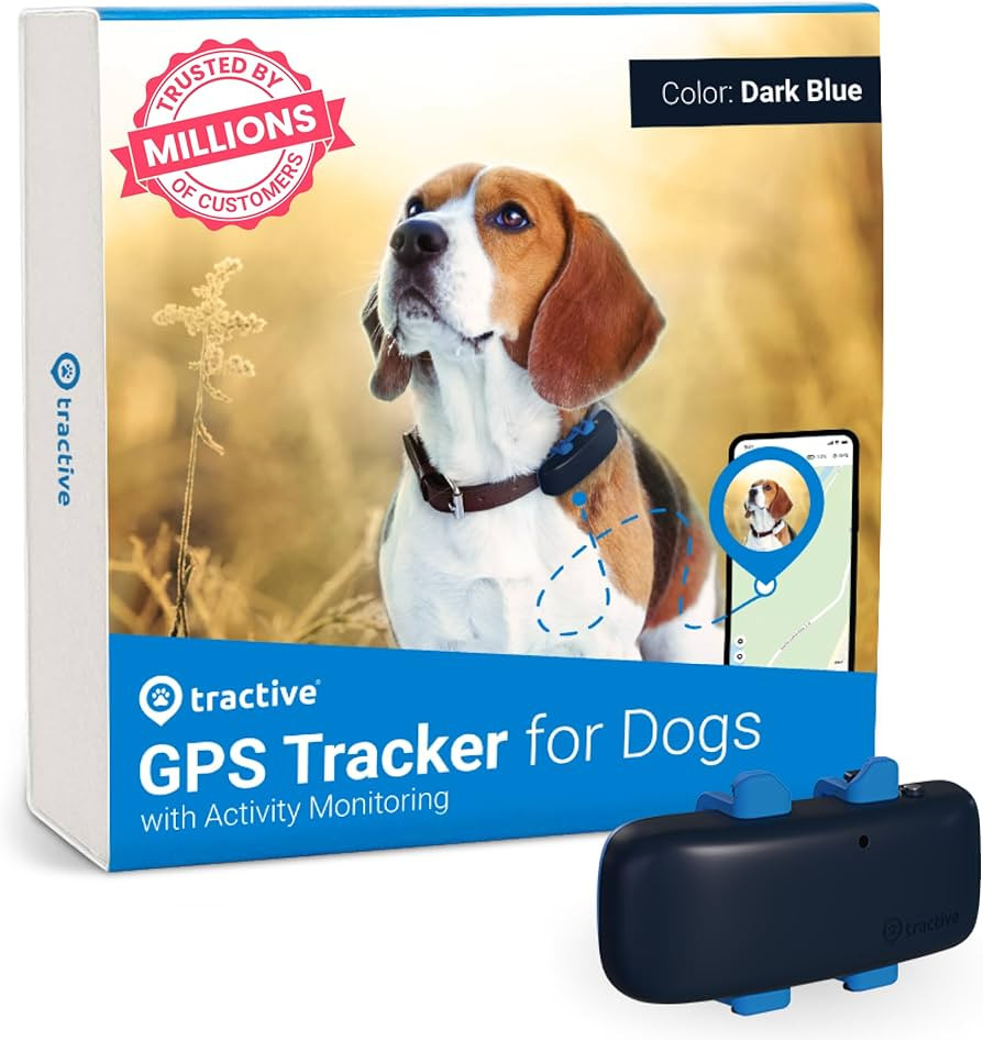 Tractive GPS Dog Tracker, Market leader, Worldwide real-time location tracking, Escape Alerts, Mo... | Amazon (UK)