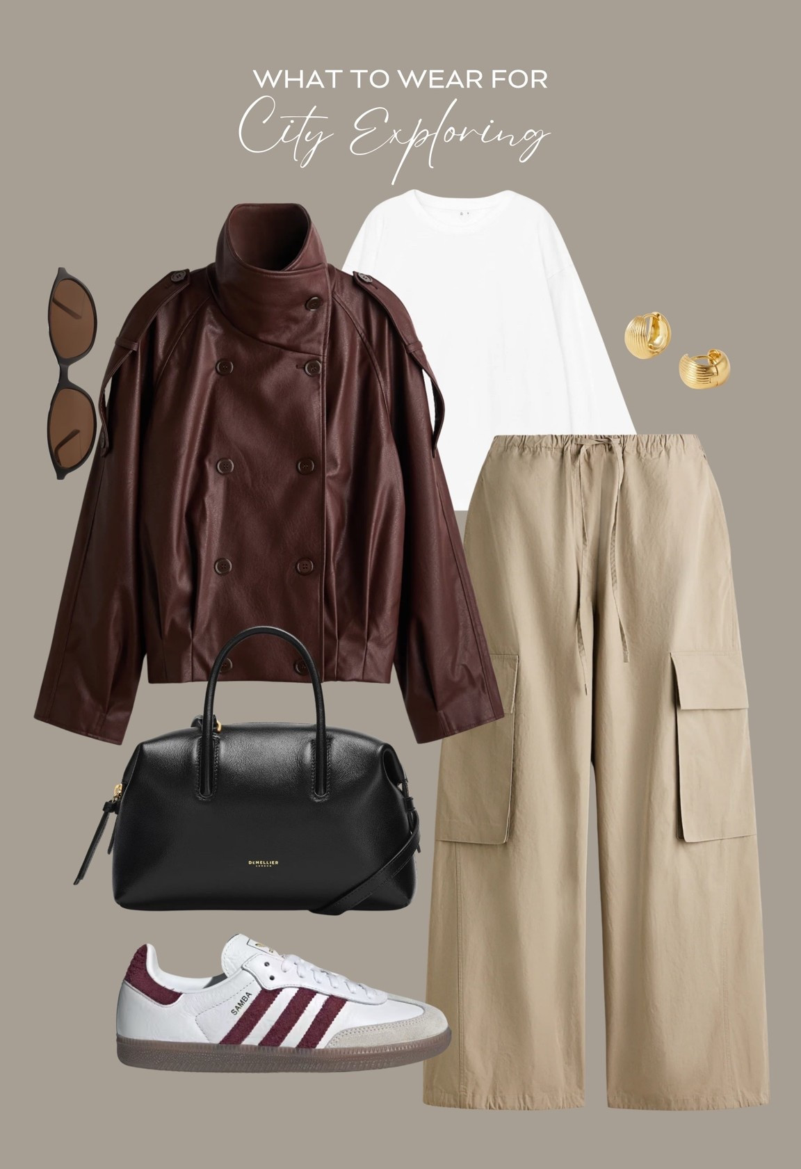 City exploring 🏙️ 

Autumn fashion, H&M new in, burgundy leather jacket, cargo pants, adidas sambas

#LTKuk #LTKautumn