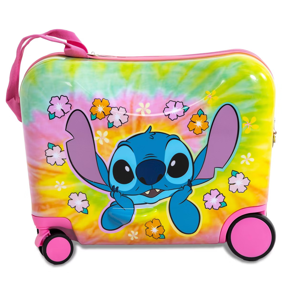 Disney Stitch Checked Hardside Ride on Luggage - Stitch | Target