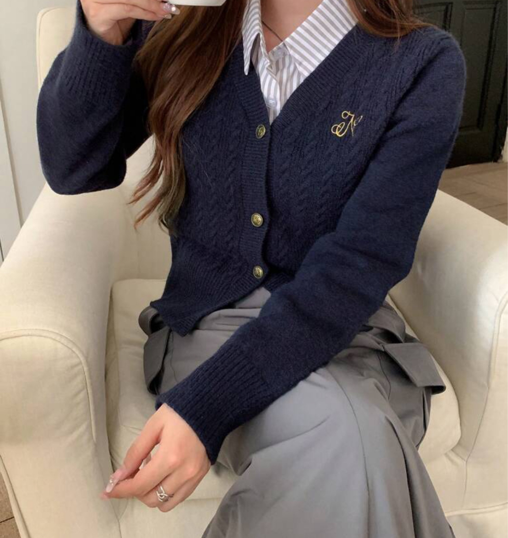 Old money cardigan 🤍✨ 

#LTKeurope #LTKstyletip #LTKSeasonal