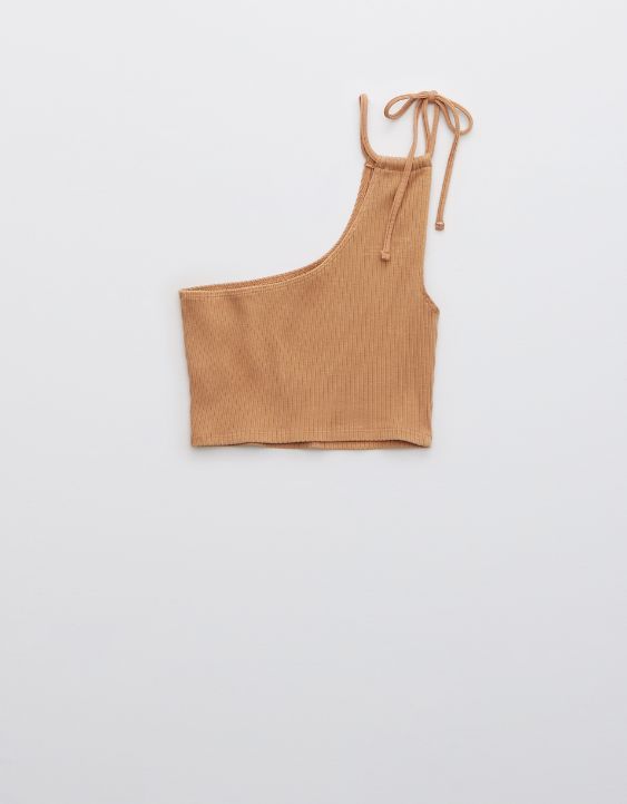 Aerie Rebel Tie Cropped Tank Top | American Eagle Outfitters (US & CA)