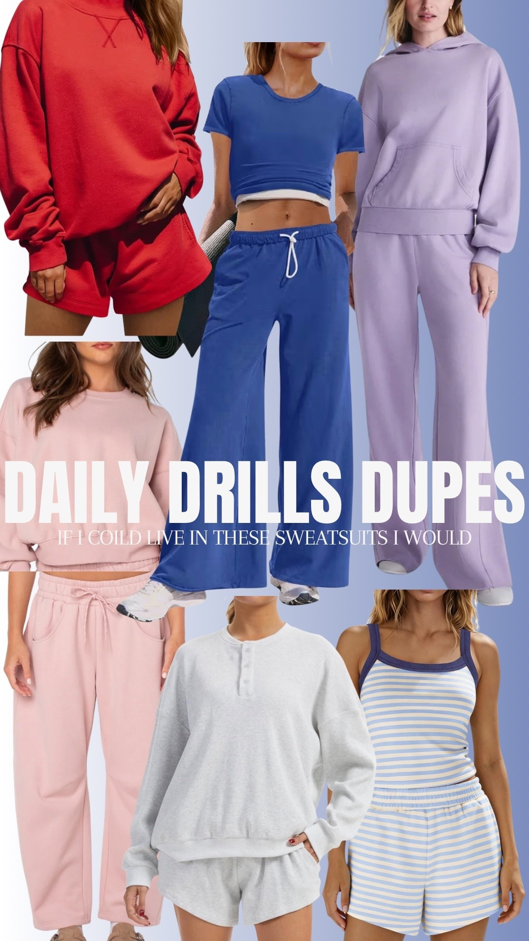 LOVING the fact that sweat sets are in style right now. I’ve rounded up by favorite sets 🤍

#LTKootd #LTKmomlife #LTKActive
