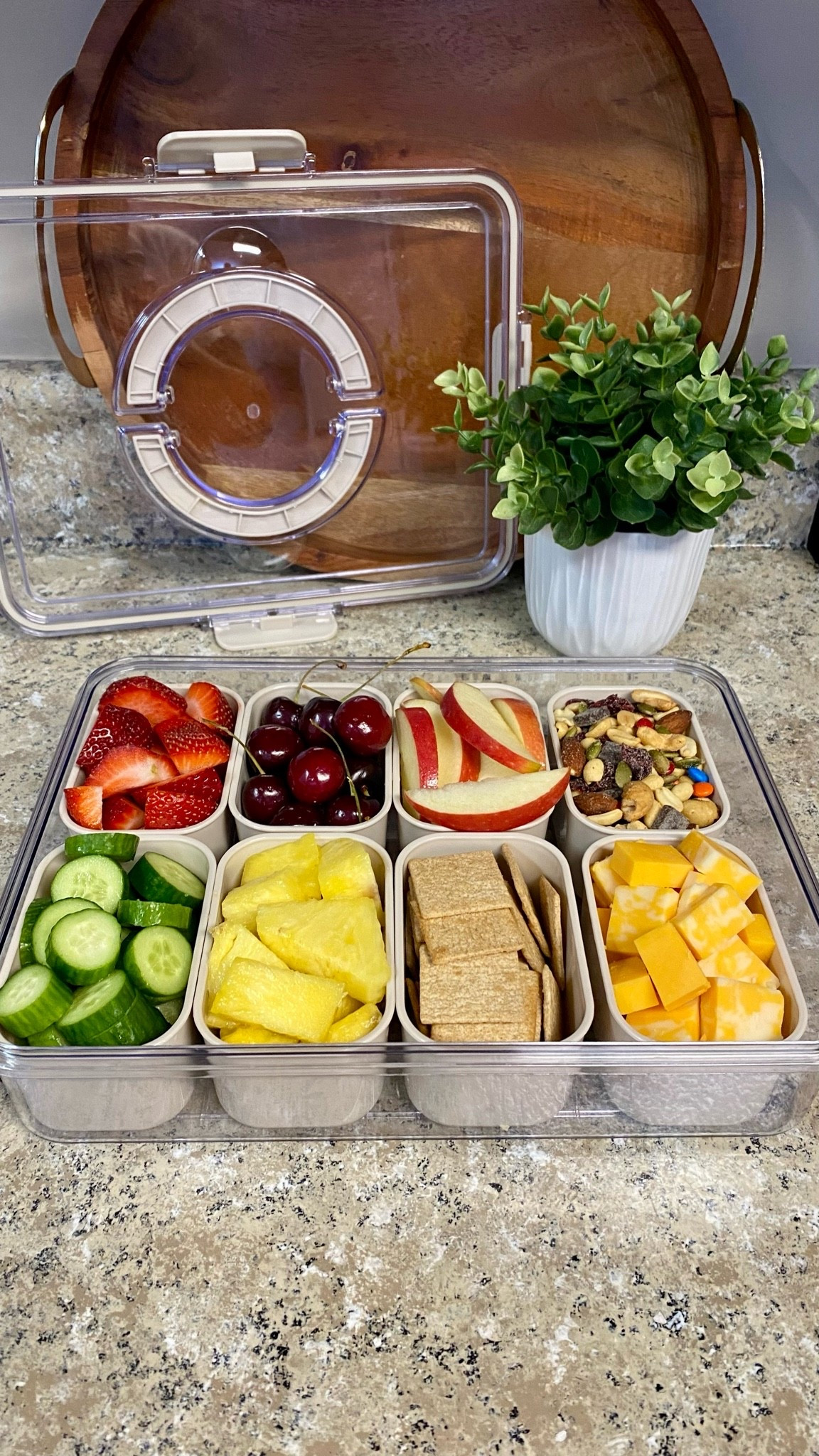 Snack tray with individual lids! Perfect for the beach, boat, camping and everyday use.

#LTKdayinmylife #LTKHome #LTKfoodie