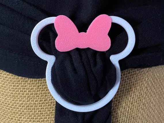 Mouse Bow Shirt Slide  Disney Gift  Mouse Shirt Clip  Scarf | Etsy | Etsy (US)