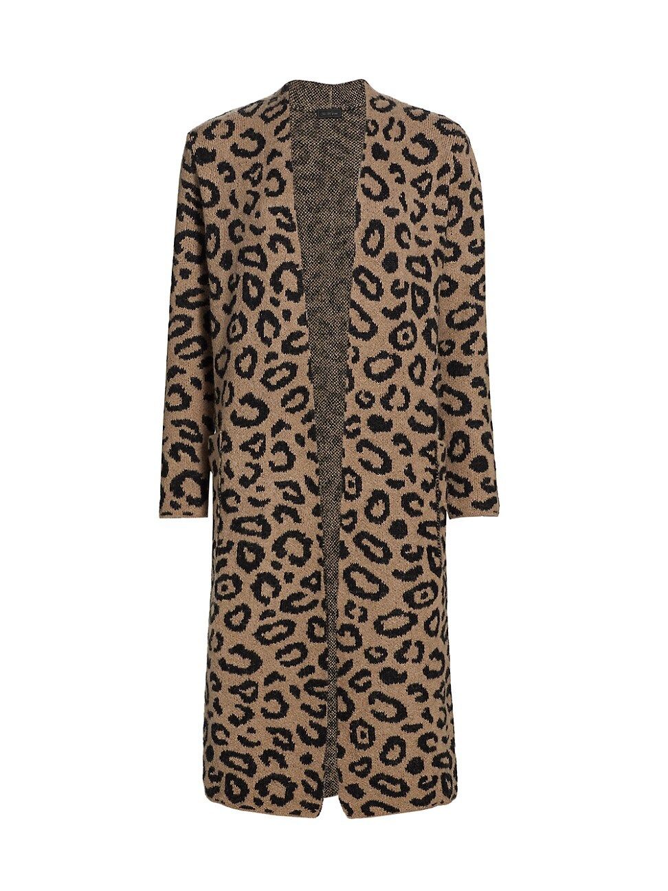 COLLECTION Knit Leopard Duster | Saks Fifth Avenue