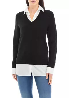 Women's 2Fer Sweater | Belk