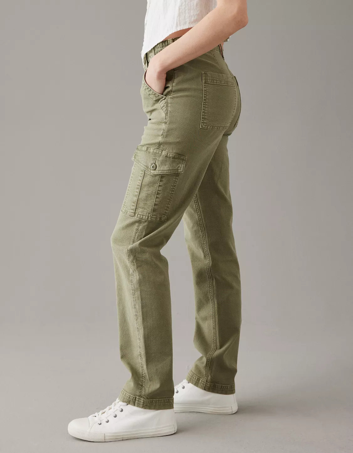 AE Stretch Cargo Straight Pant | American Eagle Outfitters (US & CA)