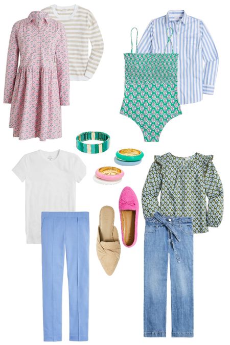 What I ordered new arrivals pattern mixing bold colors spring fashion outfits work wear office ootd one piece swimsuit swim cover preppy southern Jcrew accessories jewelry 

#LTKunder100 #LTKSeasonal #LTKcurves