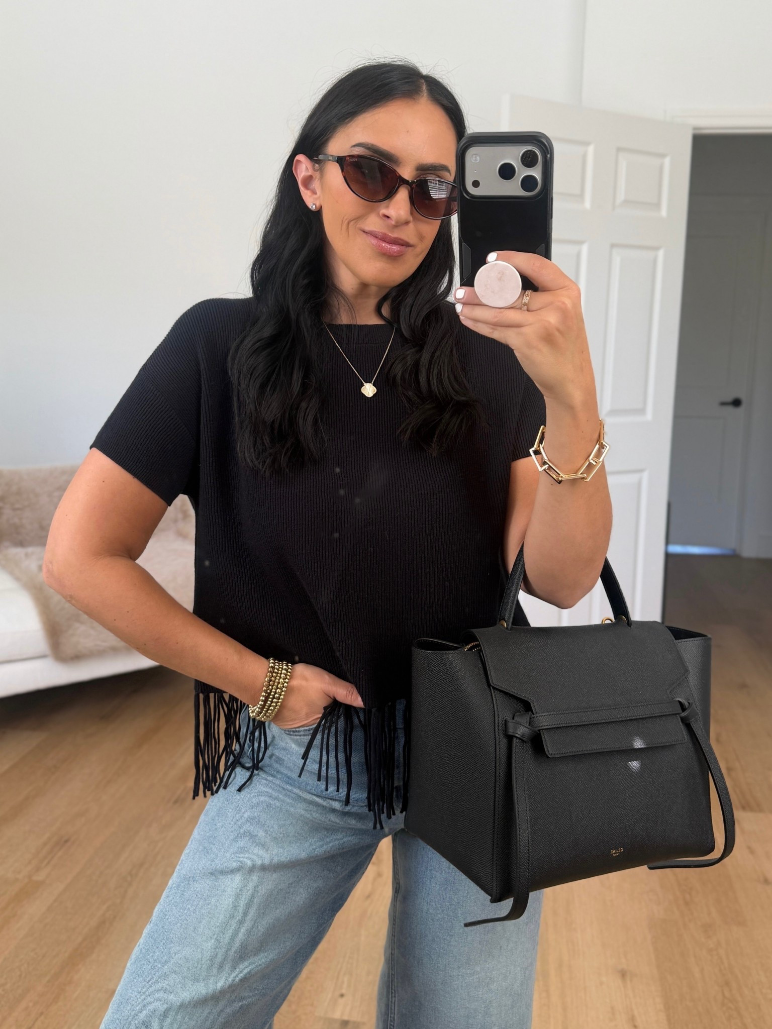 Splendid X Fringe Sweater - I’m wearing a size small