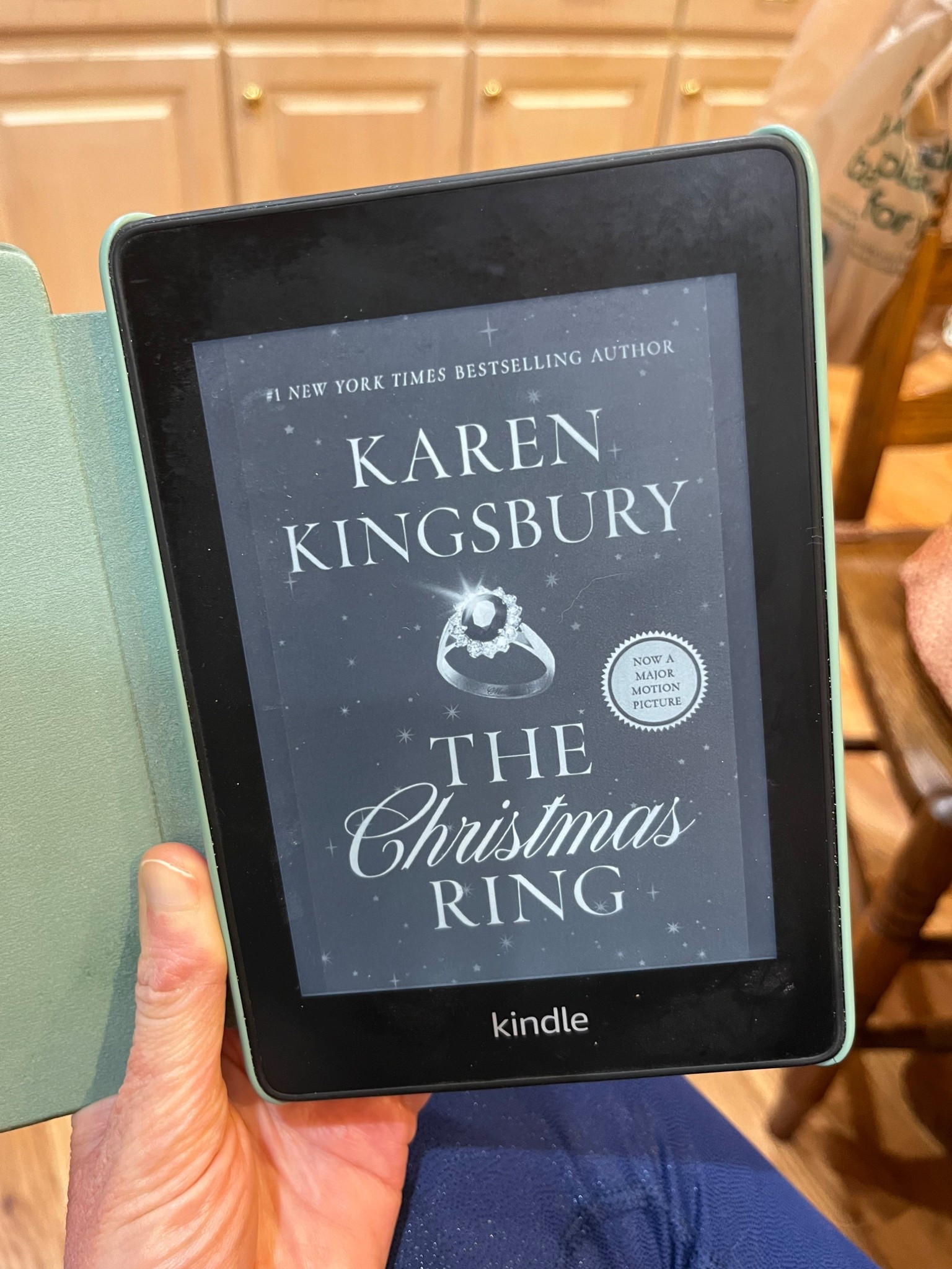 Finally starting Karen Kingsbury’s The Christmas Ring on my Kindle! Highly recommend a Kindle Paperwhite if you’re looking to treat yourself to something using any Amazon gift cards you receive this Christmas!



#LTKHoliday