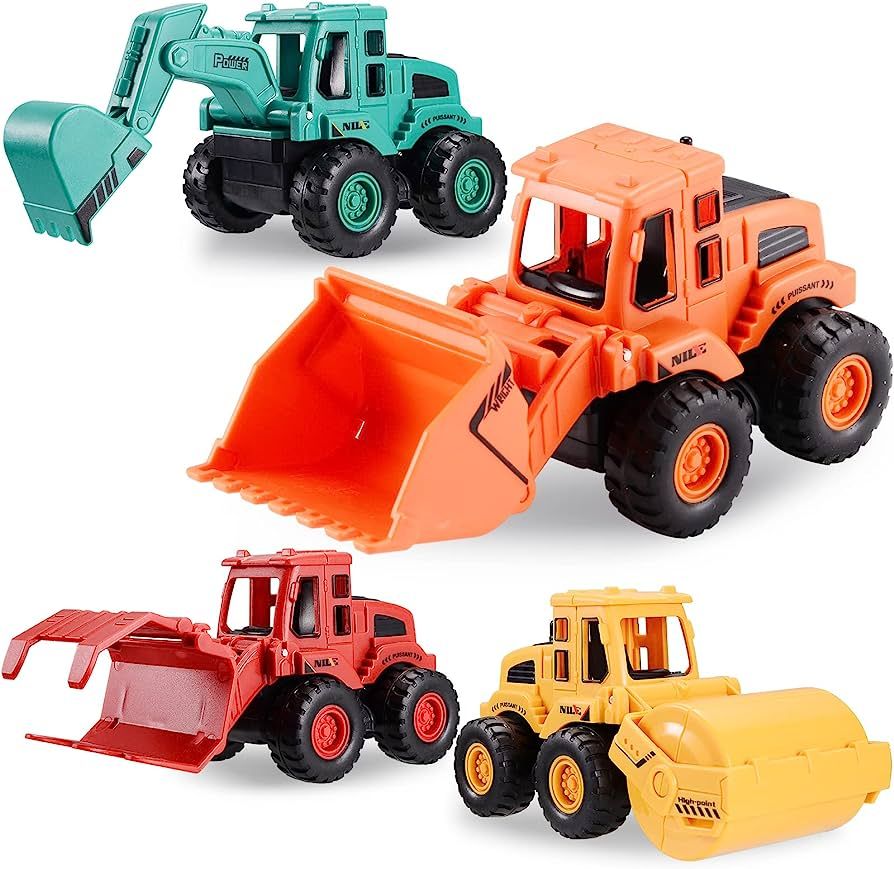 Beestech Construction Toys for 3 Years Old Boys Girls Kids, Friction Powered Construction Truck T... | Amazon (US)