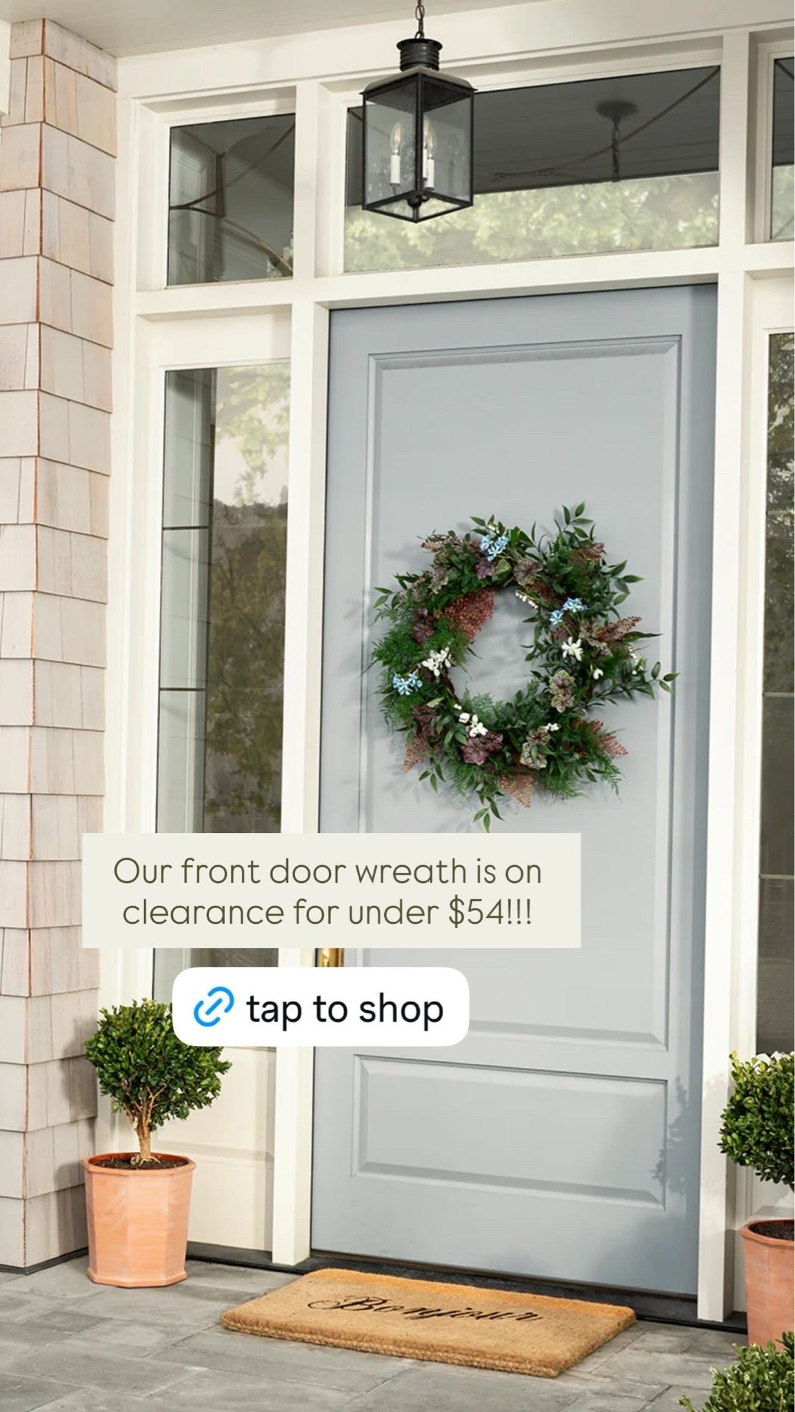 Our front door wreath is also on clearance and is so gorgeous! We’ve had it up all spring and summer and you better believe it’ll be out again next year! Under $54 right now!!

#LTKSaleAlert #LTKHome #LTKSeasonal