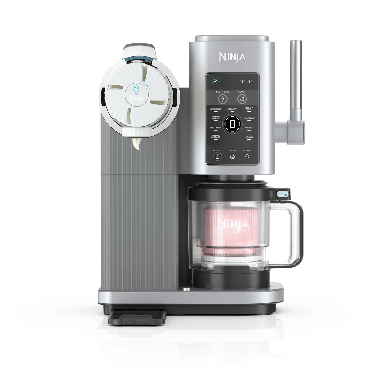 Ninja CREAMi Swirl Ice Cream and Soft Serve Maker, Sorbet, Milkshake, Frozen Yogurt, Low Calories... | Wayfair North America